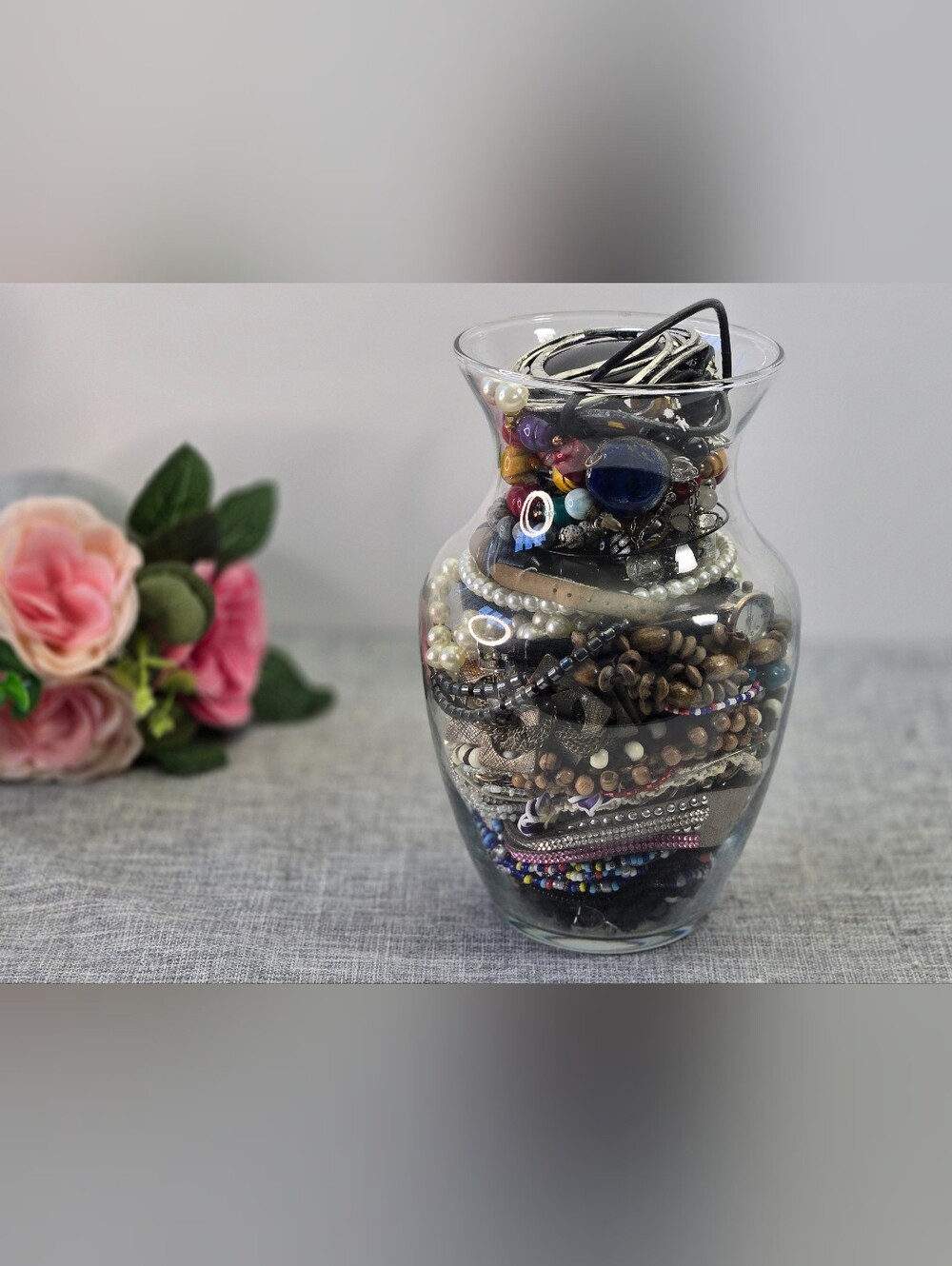 Mistery Costume Jewelry Jar To Wear Or For Parts